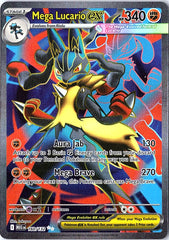 Mega Lucario ex Ultra Rare ME01: Mega Evolution 160/132 NM