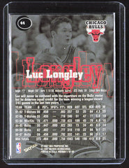 1997-98 SkyBox Premium Luc Longley 44 Basketball Chicago Bulls