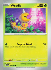 Weedle CRI 001/086 NM