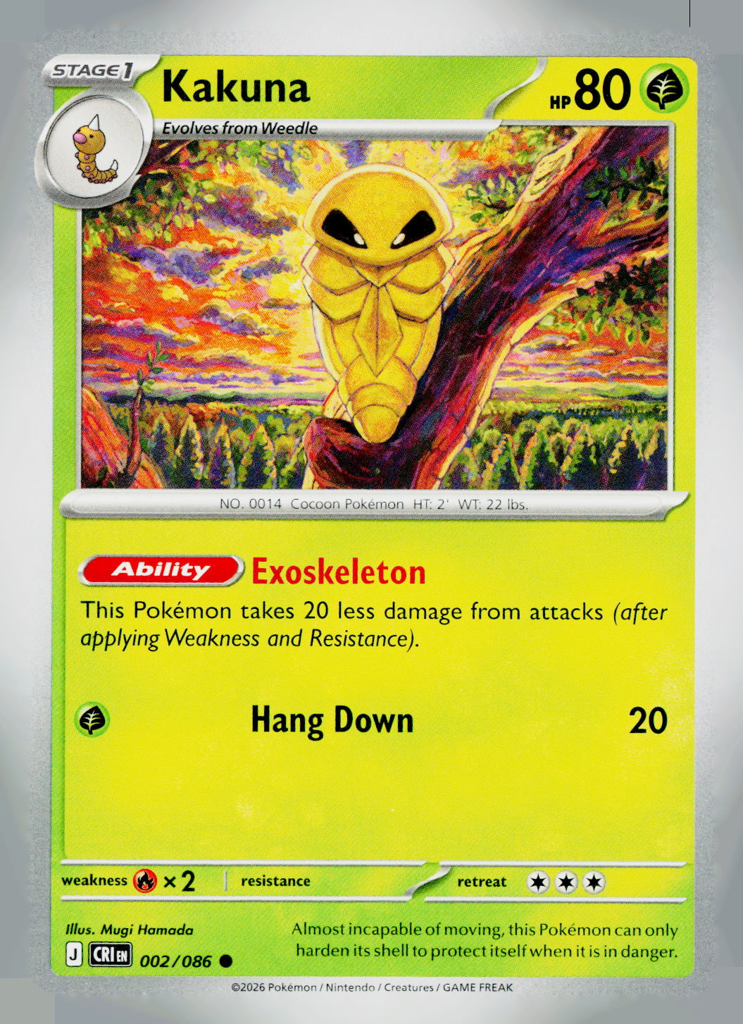 Kakuna CRI 002/086 NM