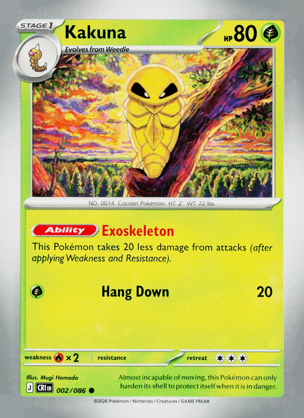 Kakuna CRI 002/086 NM