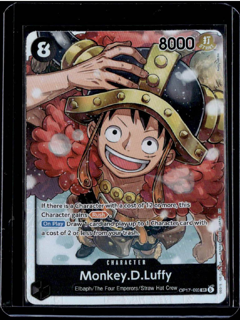 Monkey.D.Luffy (093) Foil The World's Strongest Warriors OP17-093 NM