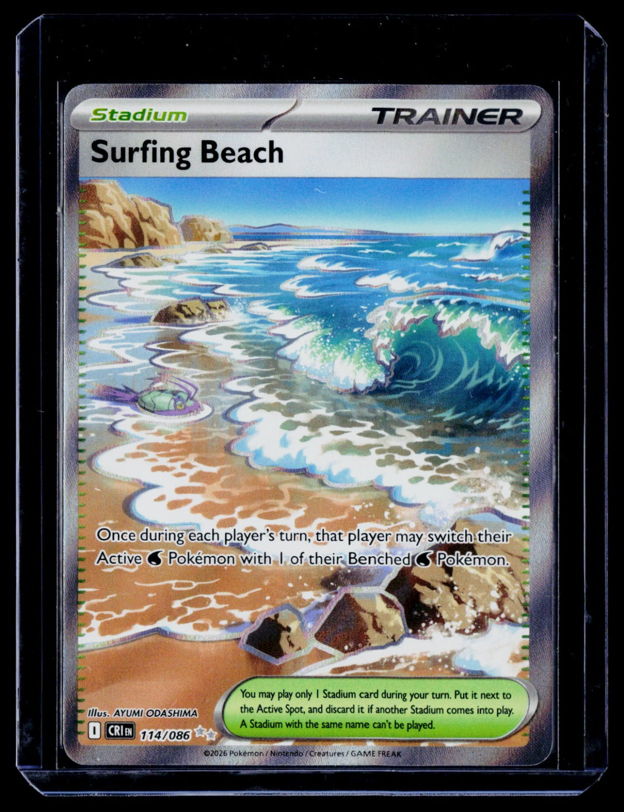 Surfing Beach 114 CRI Holo NM