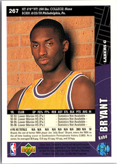 1996-97 Collector's Choice Los Angeles Lakers Kobe Bryant LA2 Los Angeles Lakers (Back)