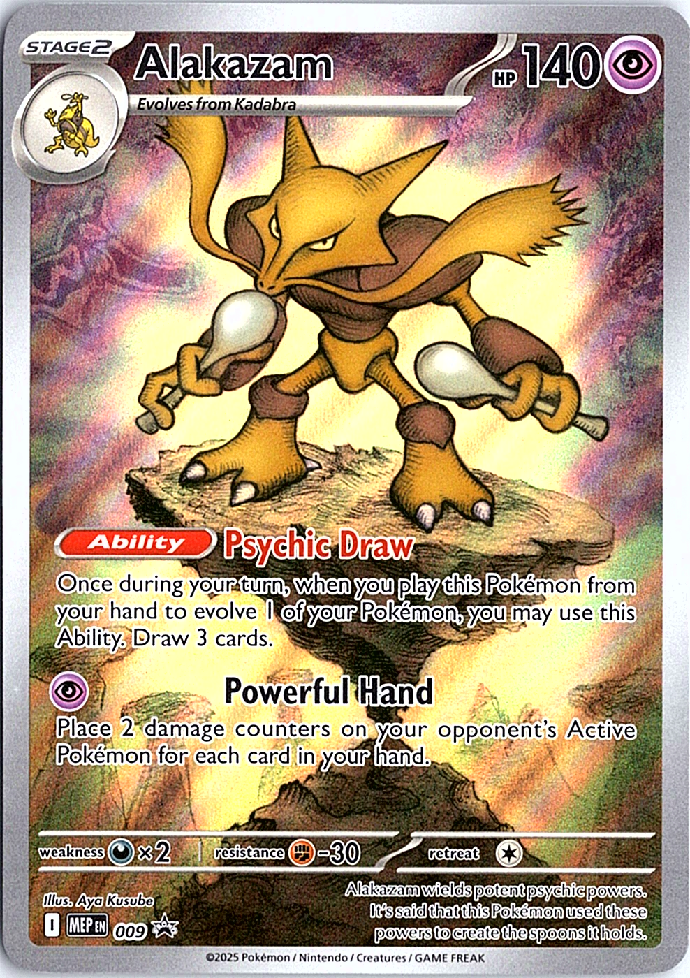 Alakazam Promo ME: Mega Evolution Promo 009 NM