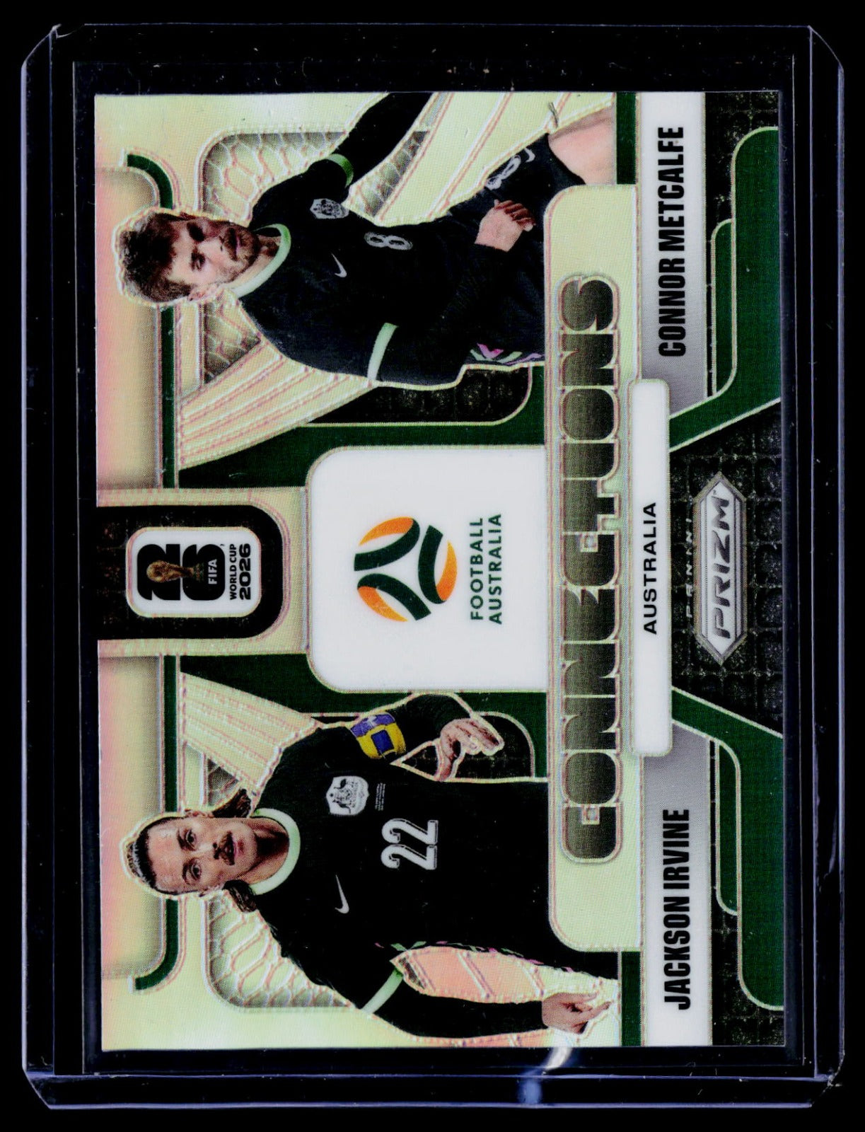 Jackson Irvine / Connor Metcalfe Panini Prizm FIFA World Cup Connections 13 Poor