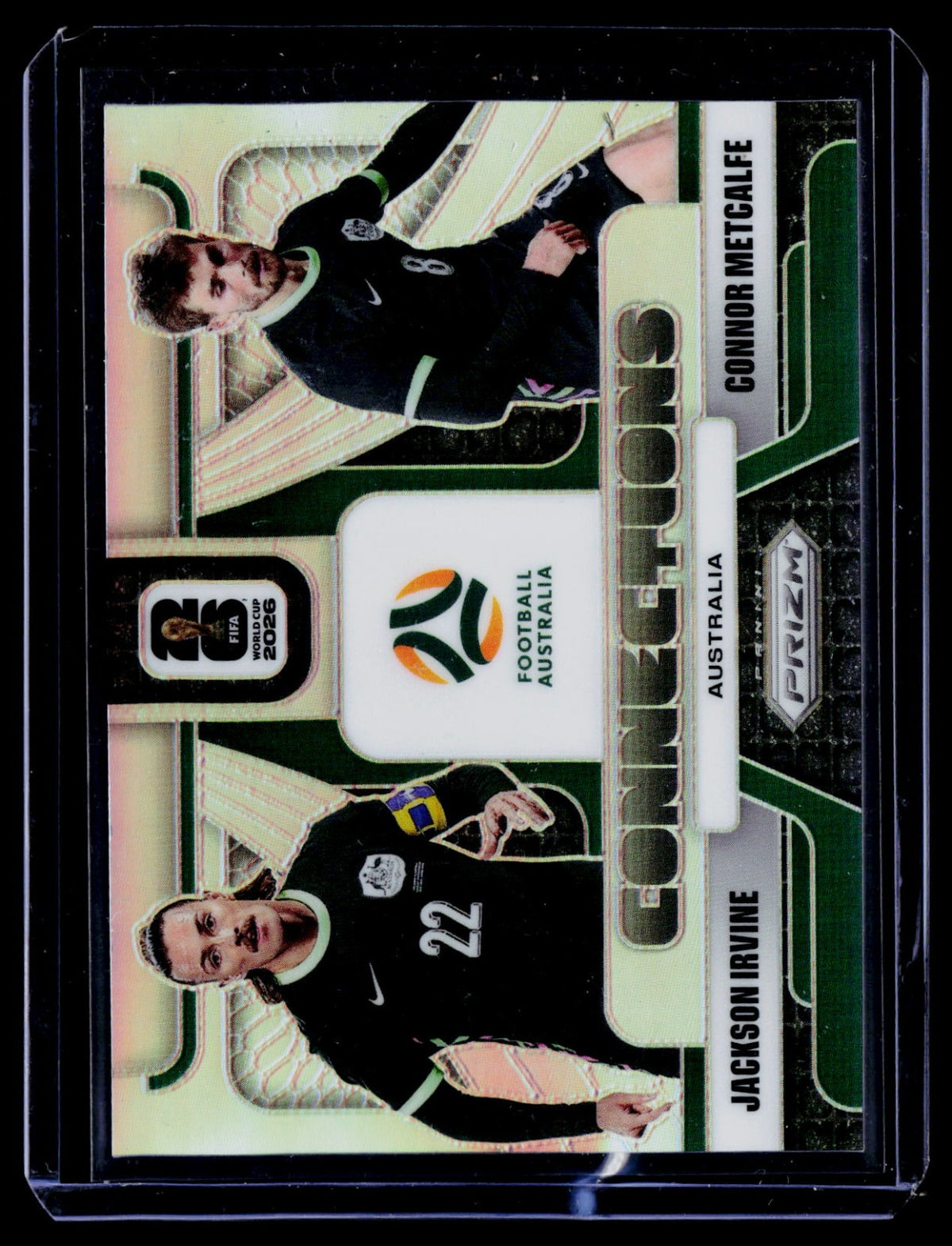 Jackson Irvine / Connor Metcalfe Panini Prizm FIFA World Cup Connections 13 Poor