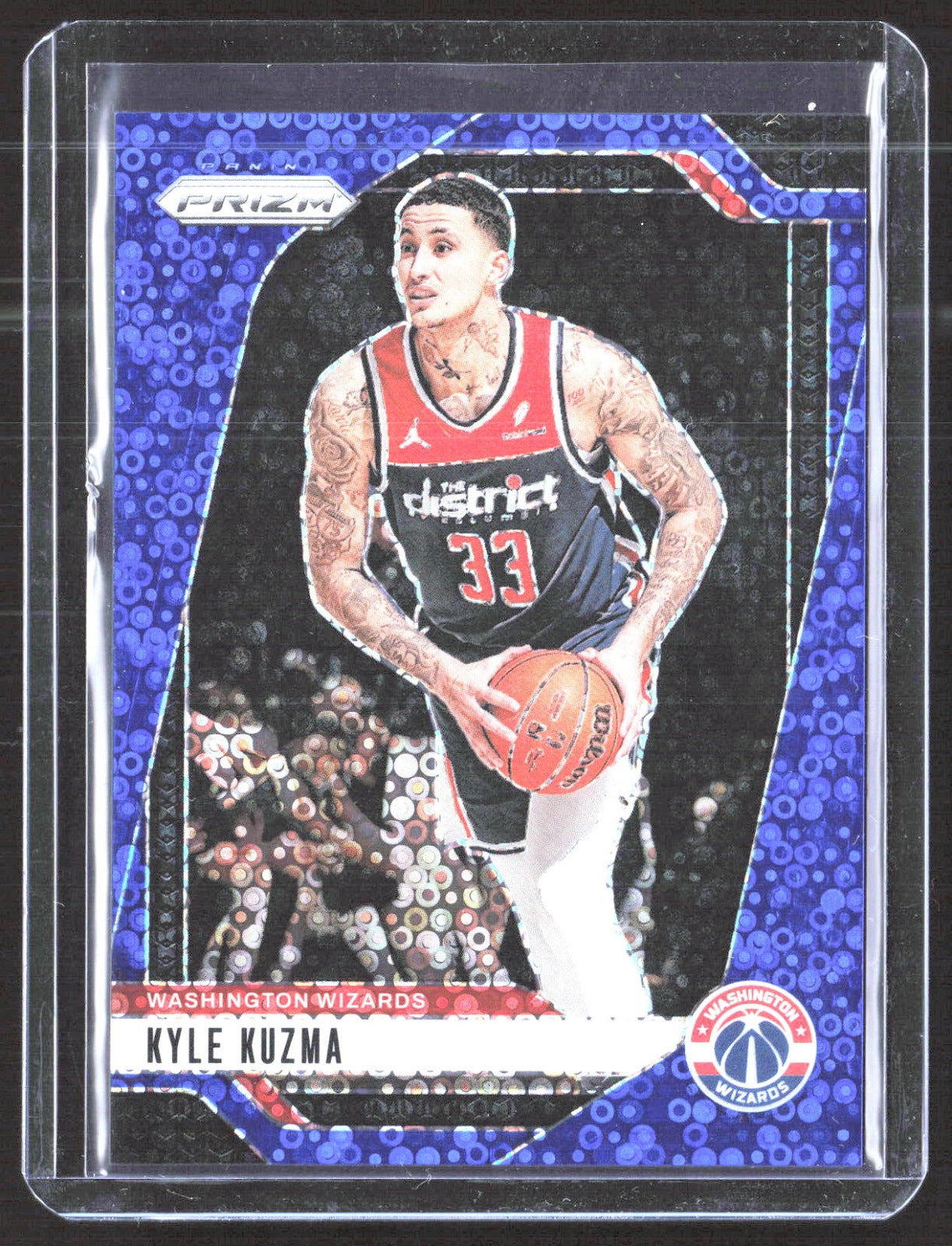 2024-25 Panini Prizm - Prizms Blue  Kyle Kuzma /150 Basketball Washington Wizards