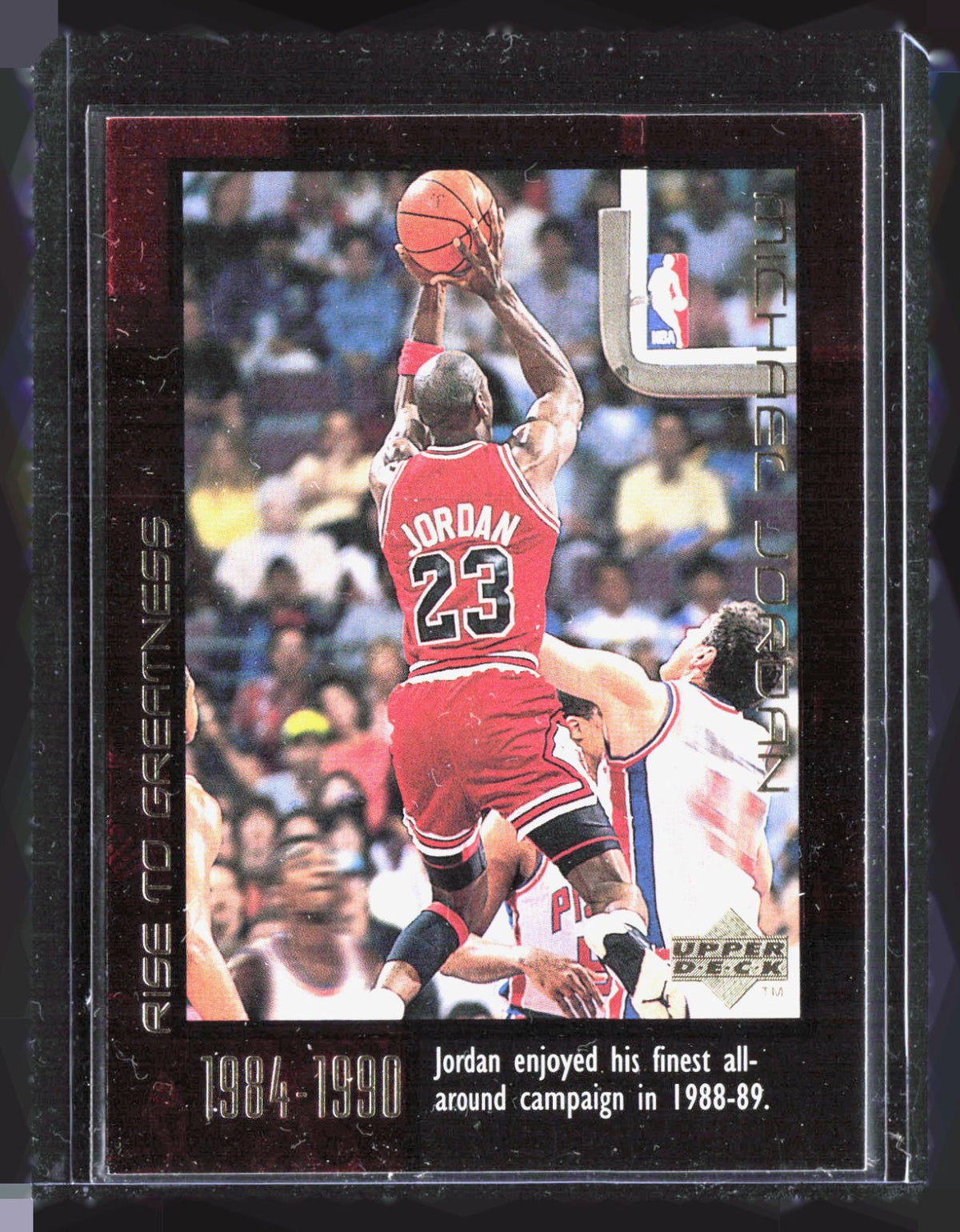1999 Upper Deck Michael Jordan Career Collection Michael Jordan 24 Chicago Bulls