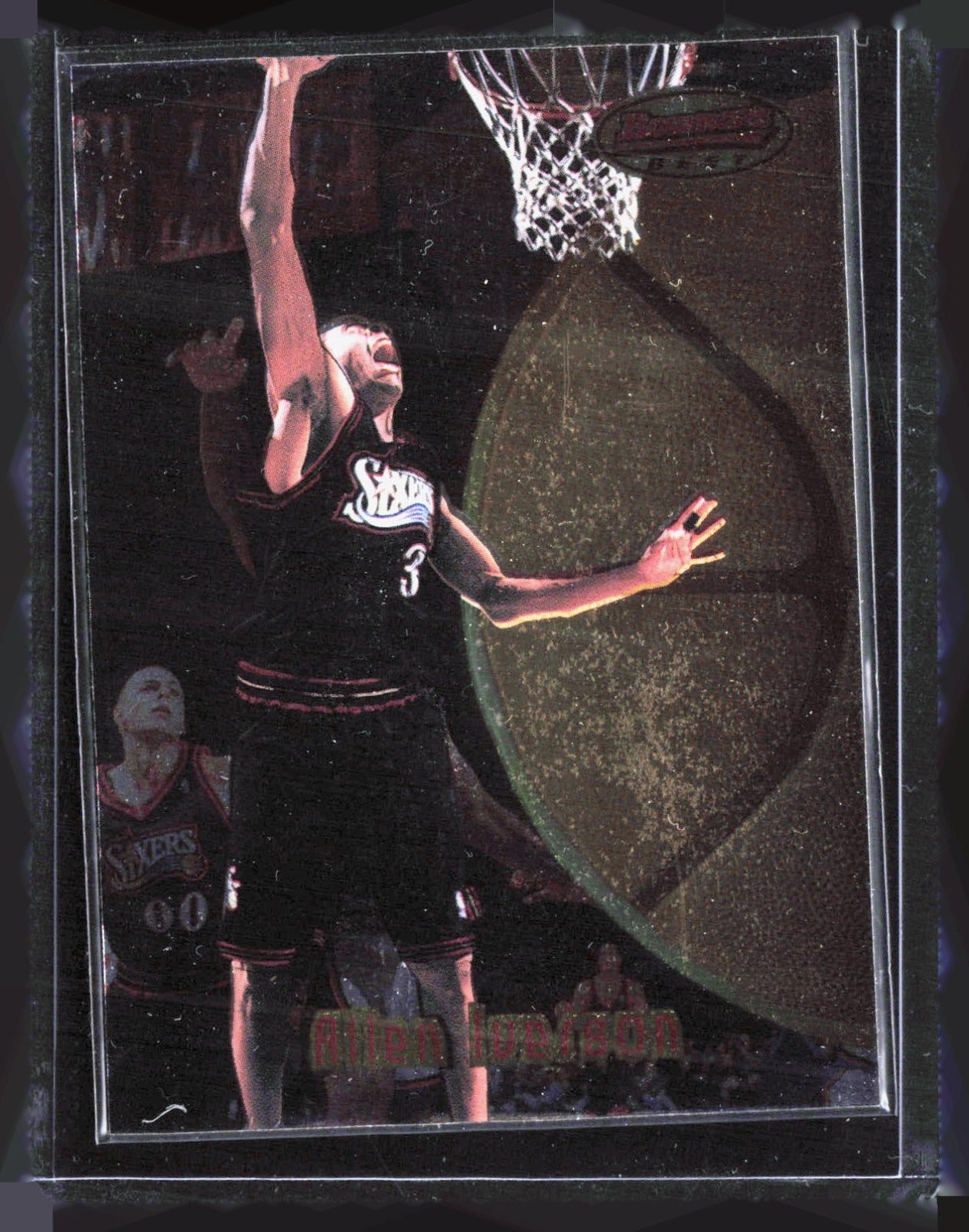 1997-98 Bowman's Best Allen Iverson 38 Basketball Philadelphia 76ers