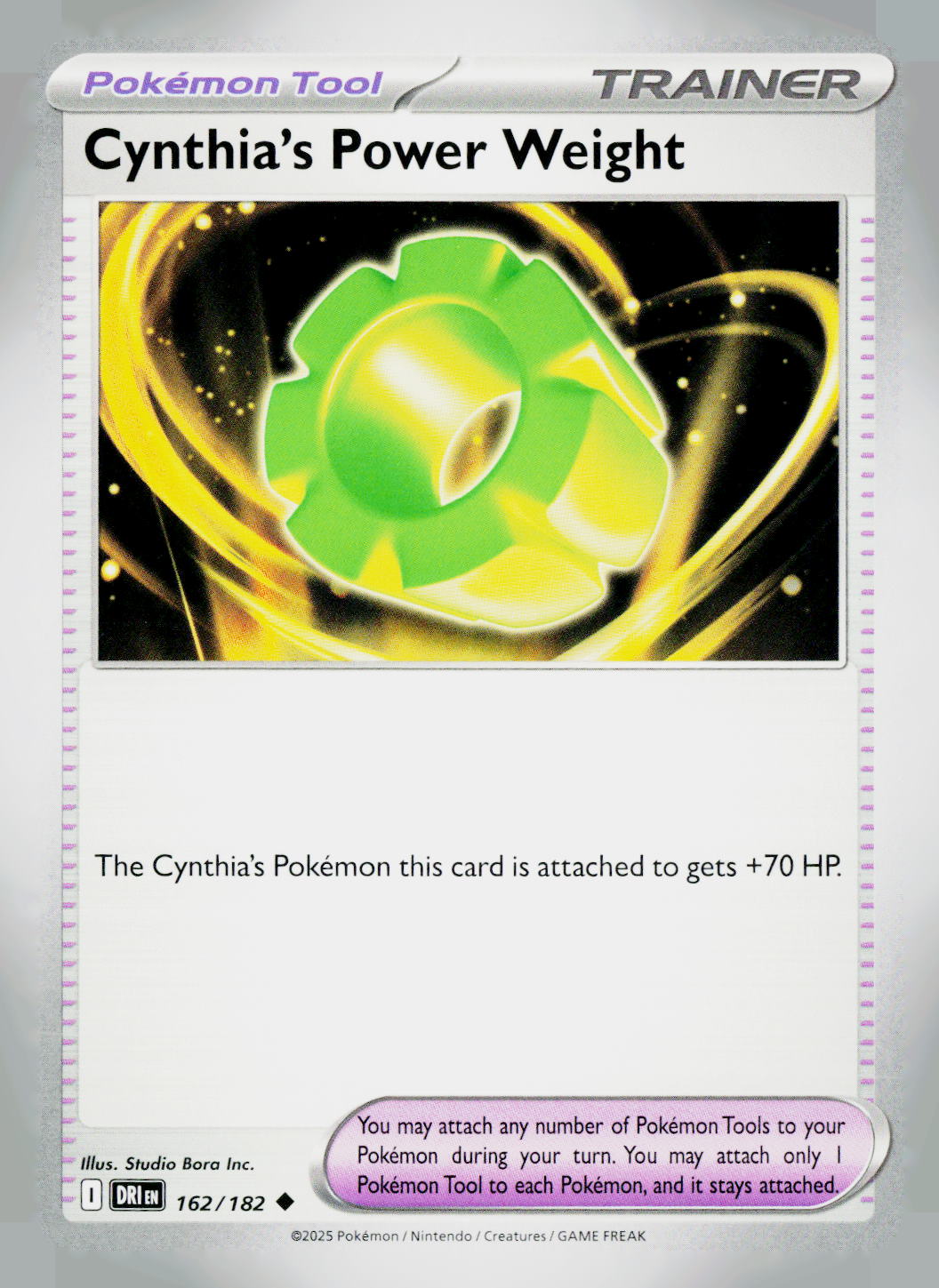 Cynthia's Power Weight DRI 162/182 NM