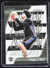 2025-26 Panini Prizm - New Recruits Prizms Silver Tyran Stokes 21 Basketball