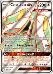 Celesteela GX (Full Art) Ultra Rare SM - Unbroken Bonds 208/214 NM