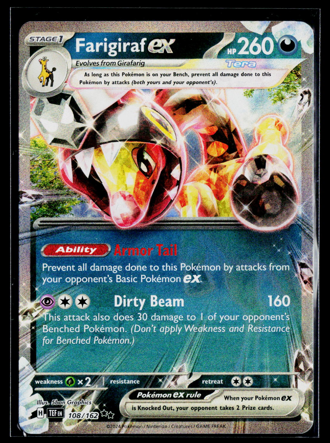 Farigiraf ex TEF 108/162 Holo NM