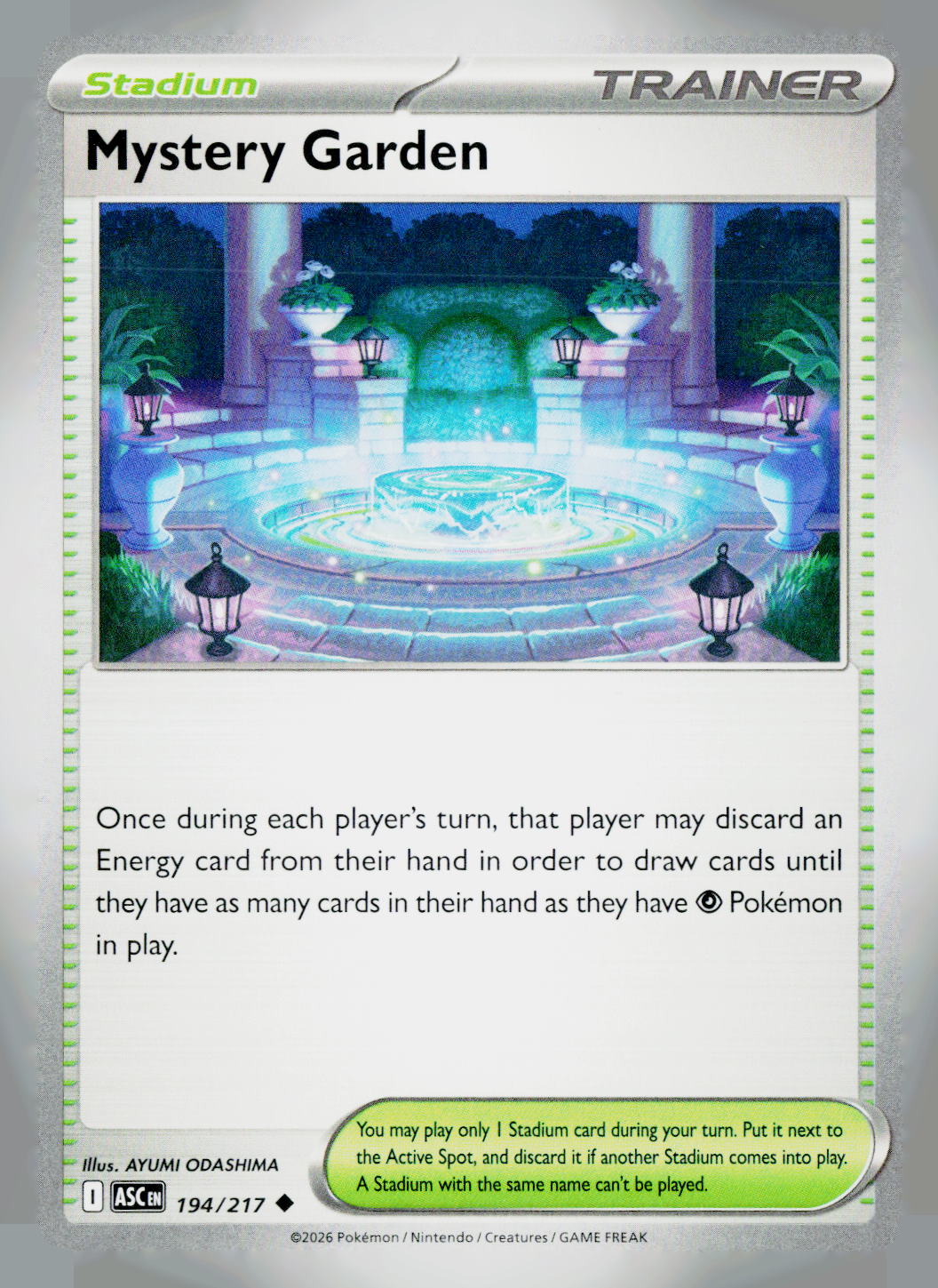 Mystery Garden ASC 194/217 NM