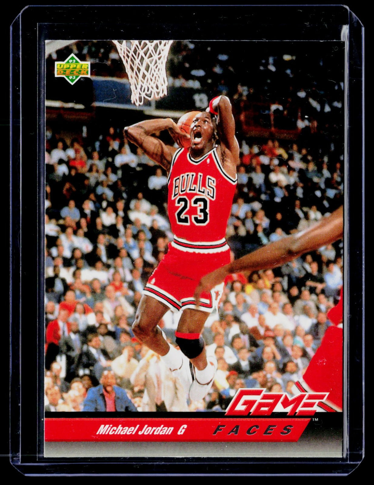 1992-93 Upper Deck Michael Jordan 488 Basketball Games Faces