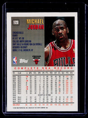 1997-98 Topps Michael Jordan 123 Basketball Chicago Bulls