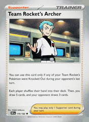 Team Rocket's Archer DRI 170/182 NM