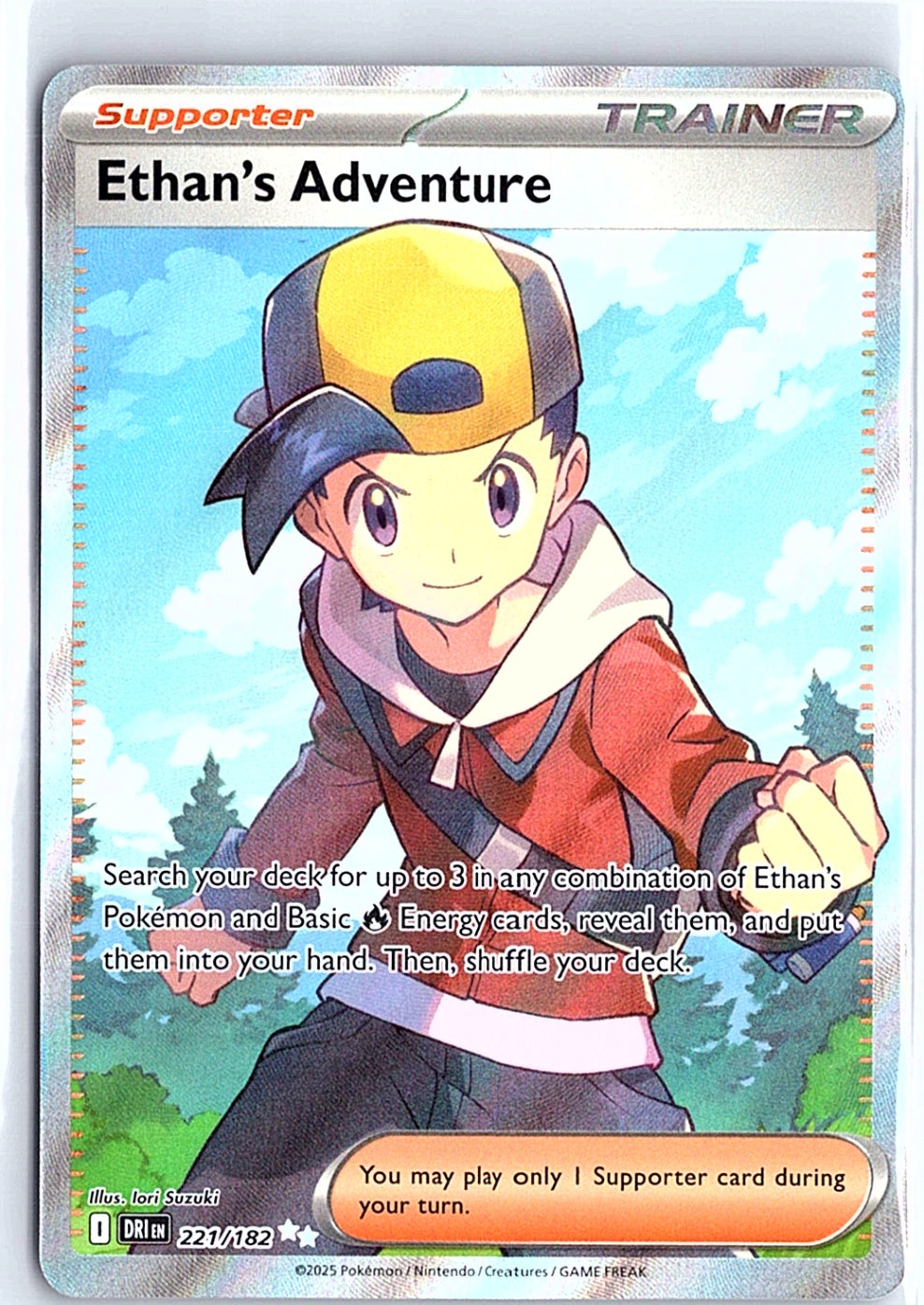 Ethan's Adventure Ultra Rare SV10: Destined Rivals 221/182 NM