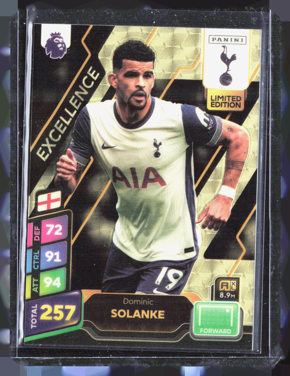 2025 Panini Adrenalyn XL Premier League Plus Dominic Solanke limited edition