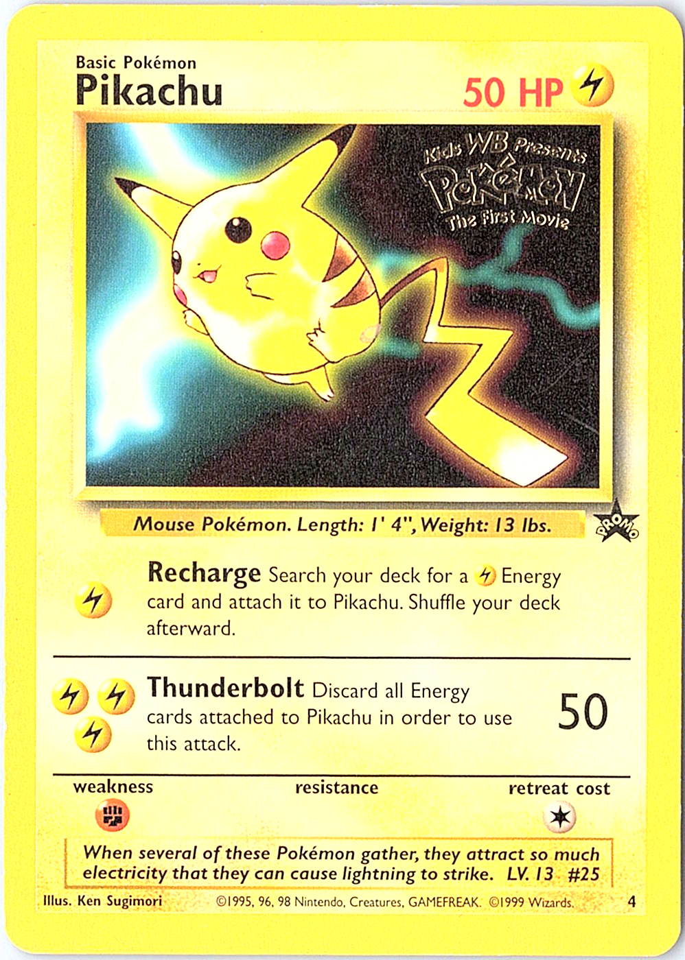 Pikachu (Movie Promo) Promo WoTC Promo 04/53 LP