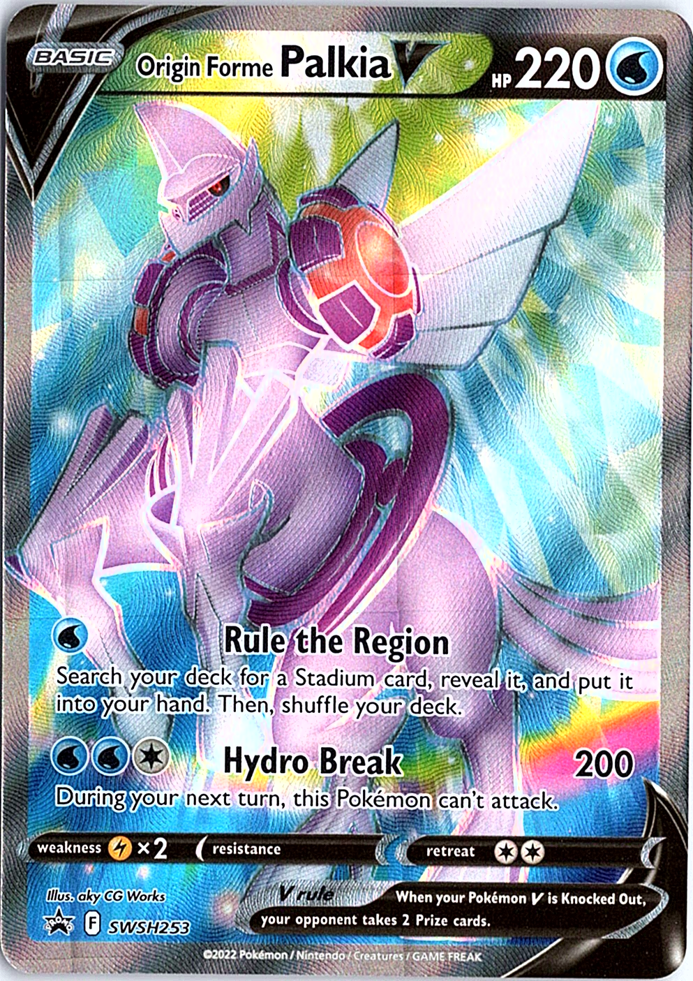 Origin Forme Palkia V Promo SWSH: Sword & Shield Promo Cards SWSH253 NM