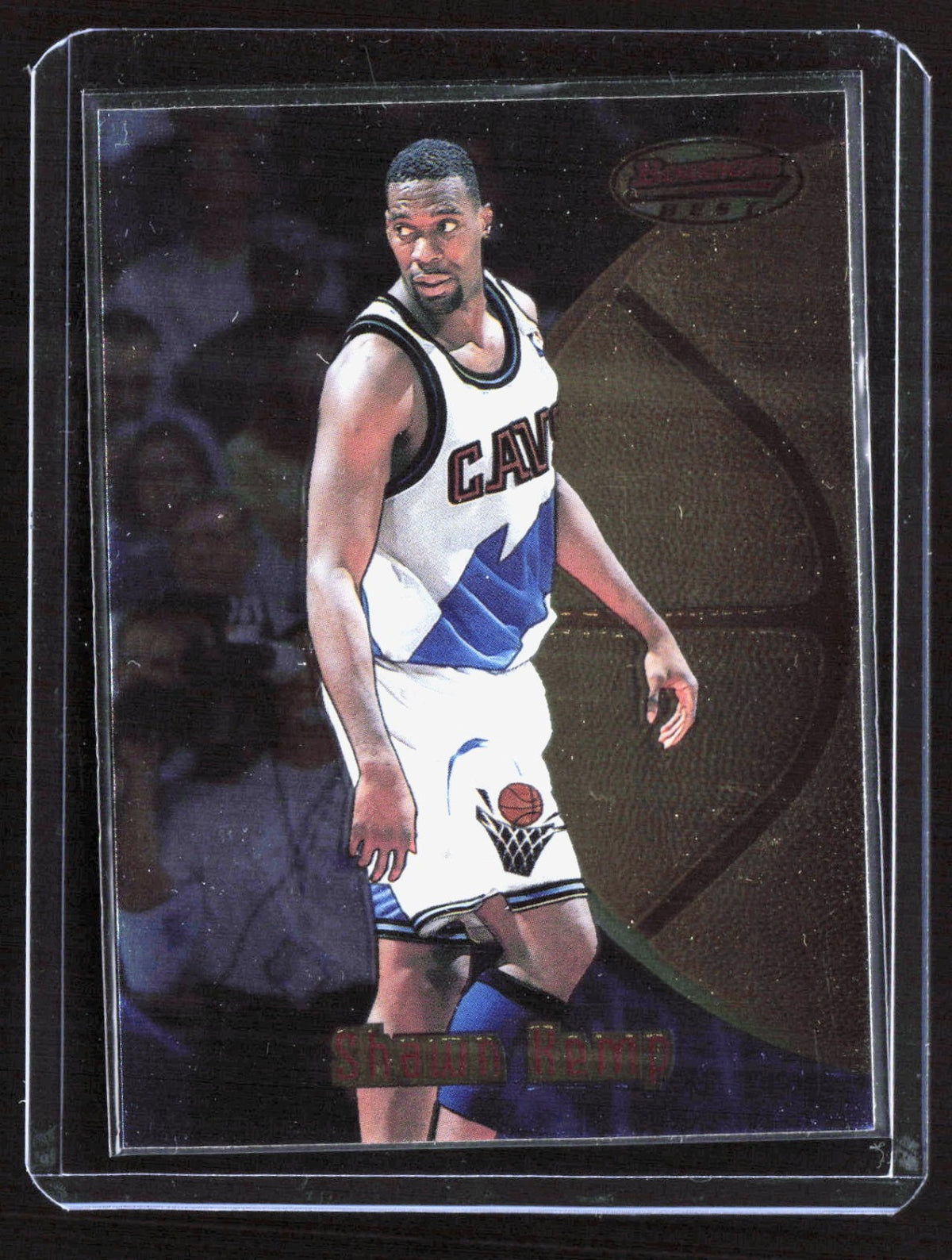 1997-98 Bowman's Best Shawn Kemp 46 Basketball Cleveland Cavaliers