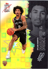 2025-26 Topps Signature Class Dylan Harper RC Rookie Yellow Gold Pandora 102 NM