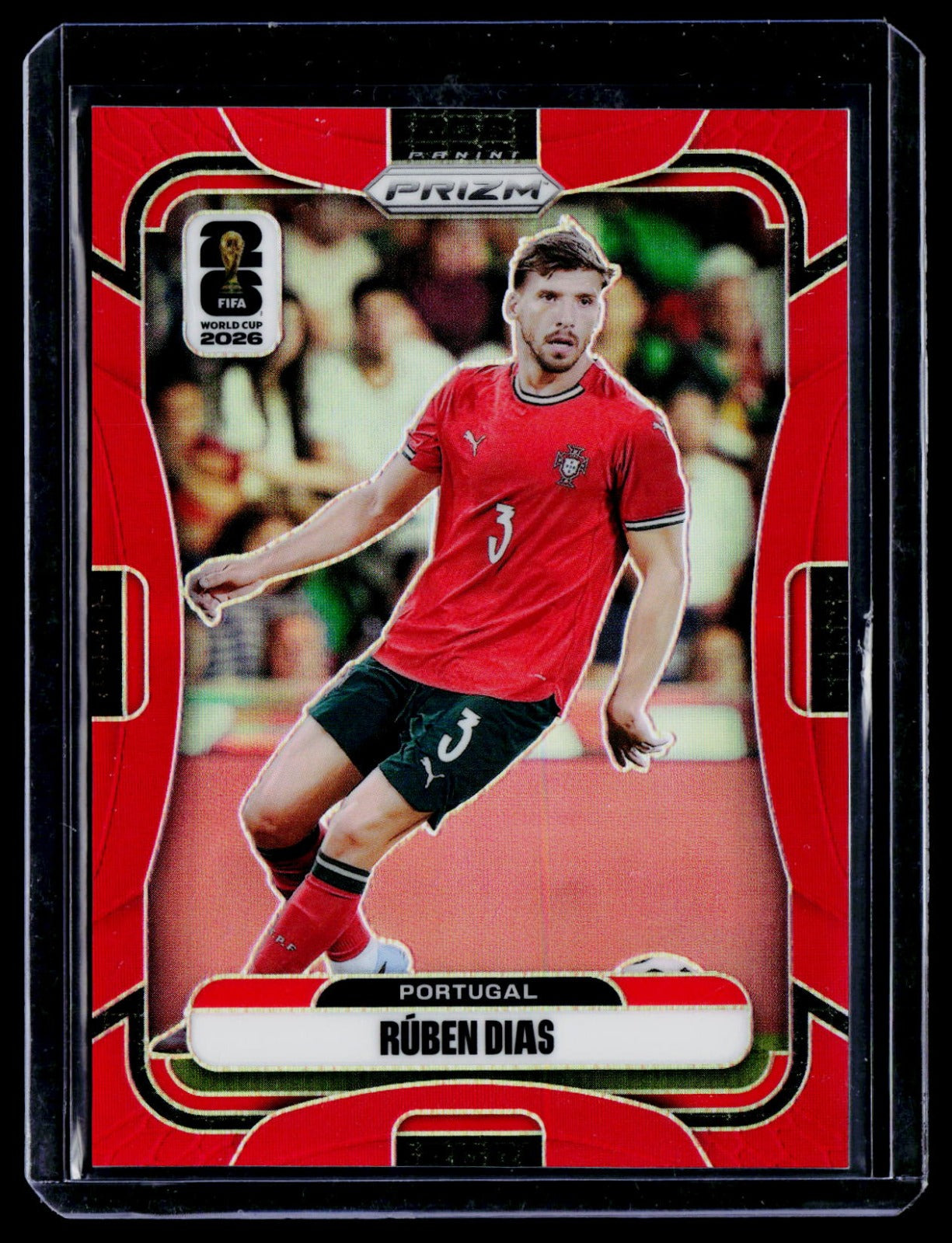 Ruben Dias Panini Prizm FIFA World Cup - Red Prizms 360 NM