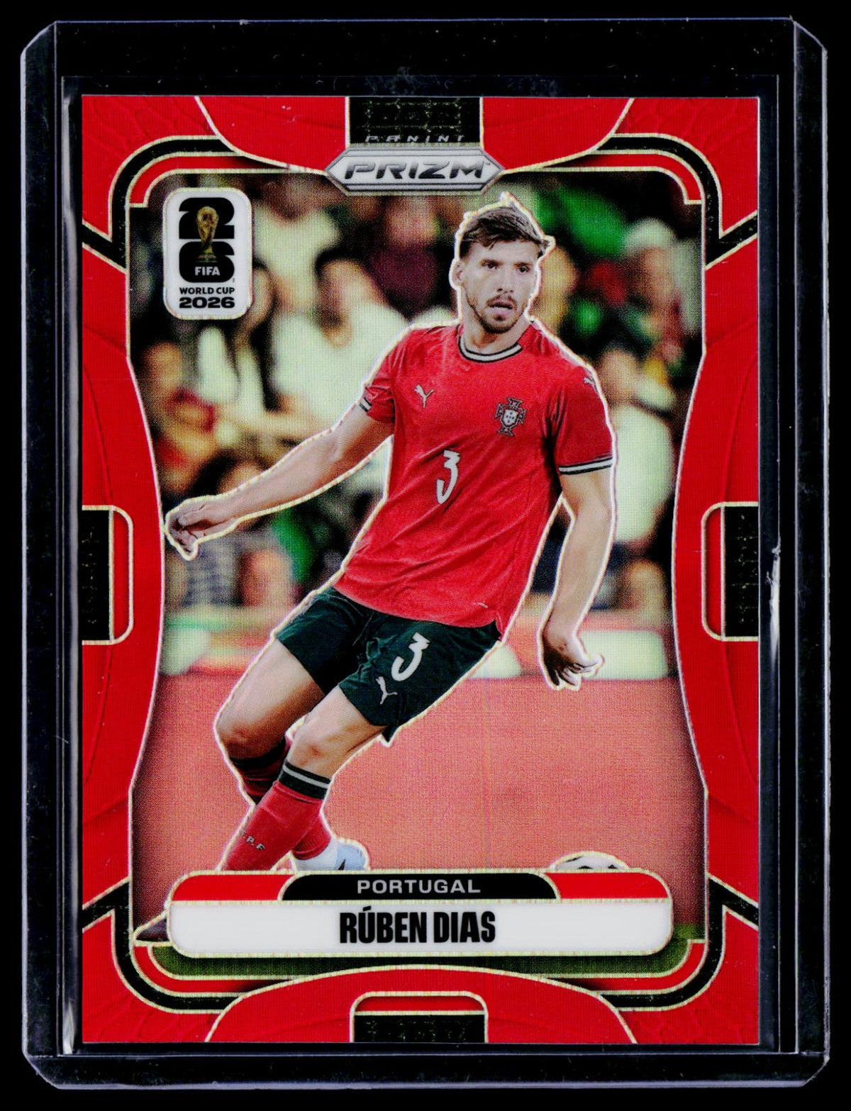 Ruben Dias Panini Prizm FIFA World Cup - Red Prizms 360 NM