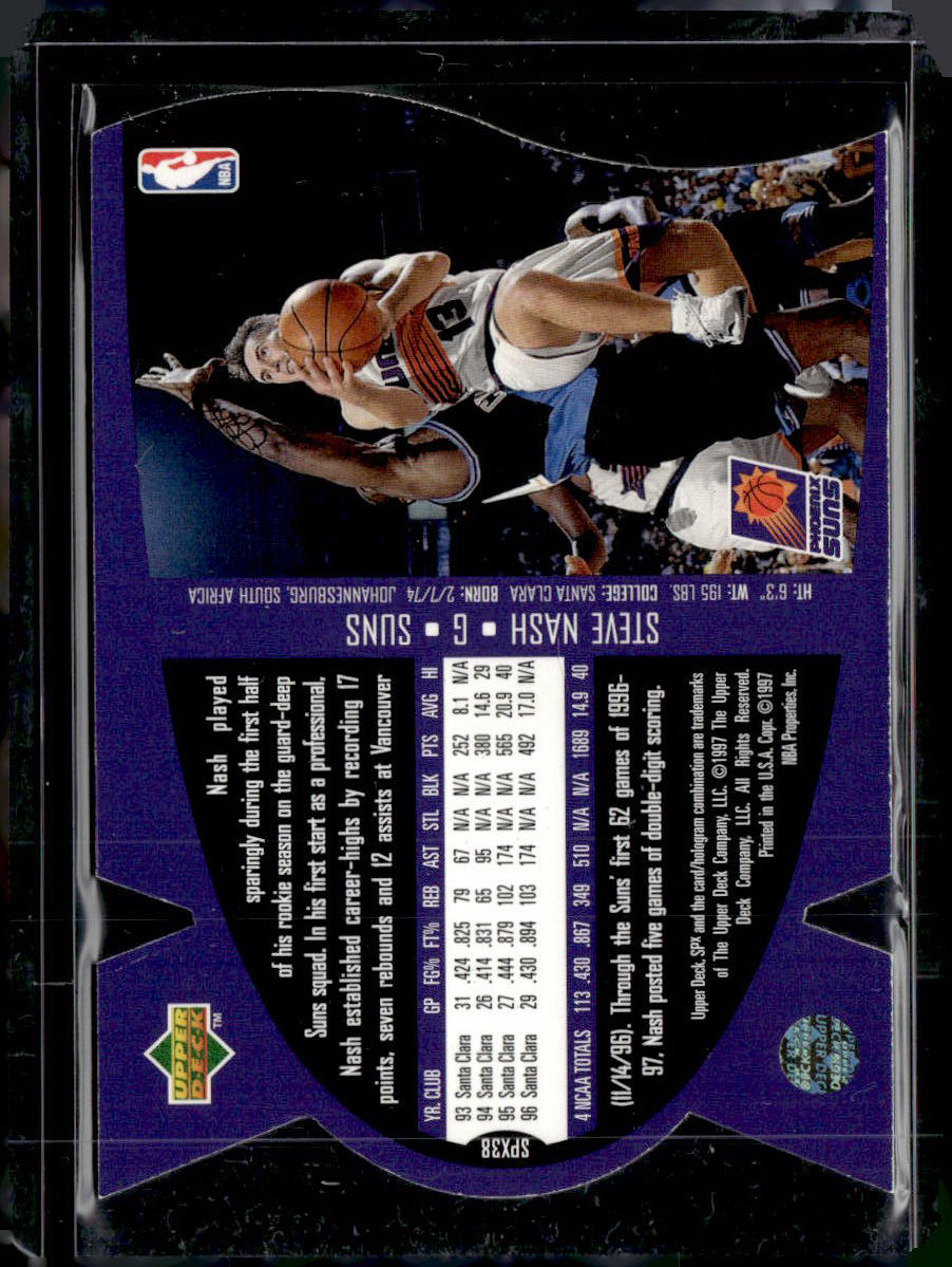 Steve Nash Base SPX38 NM (Back)
