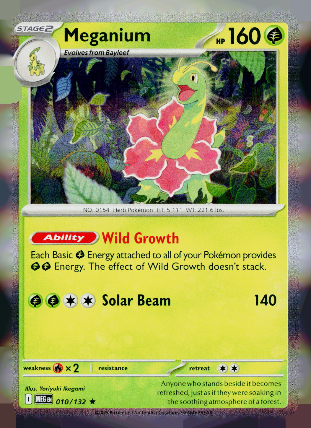Meganium MEG 010/132 Holo NM