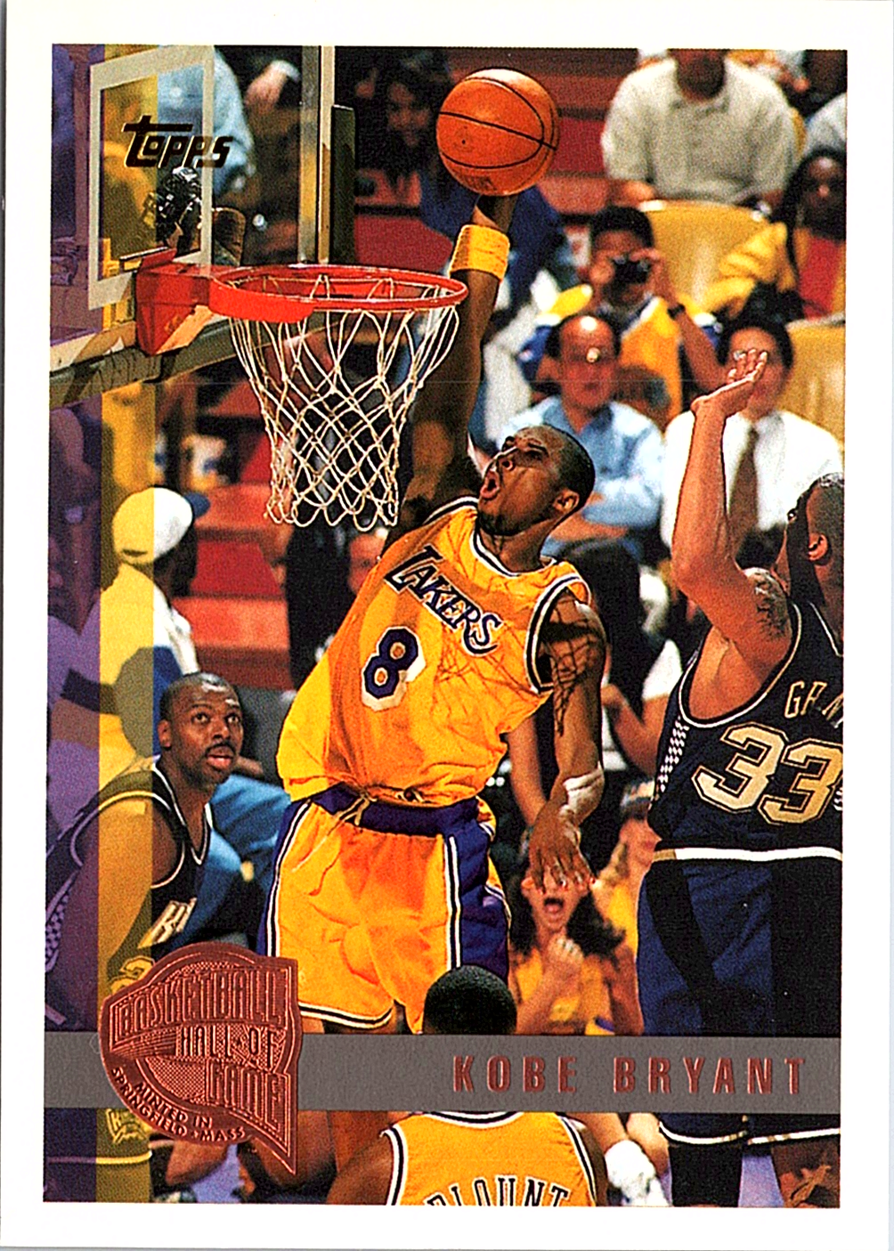 1997-98 Topps - Minted in Springfield Kobe Bryant Basketball Los Angeles Lakers