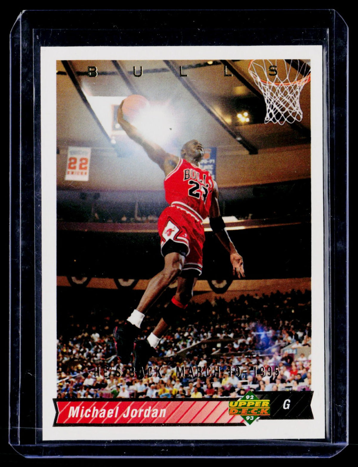 1994-95 Upper Deck - Michael Jordan He's Back Reprints Michael Jordan 23