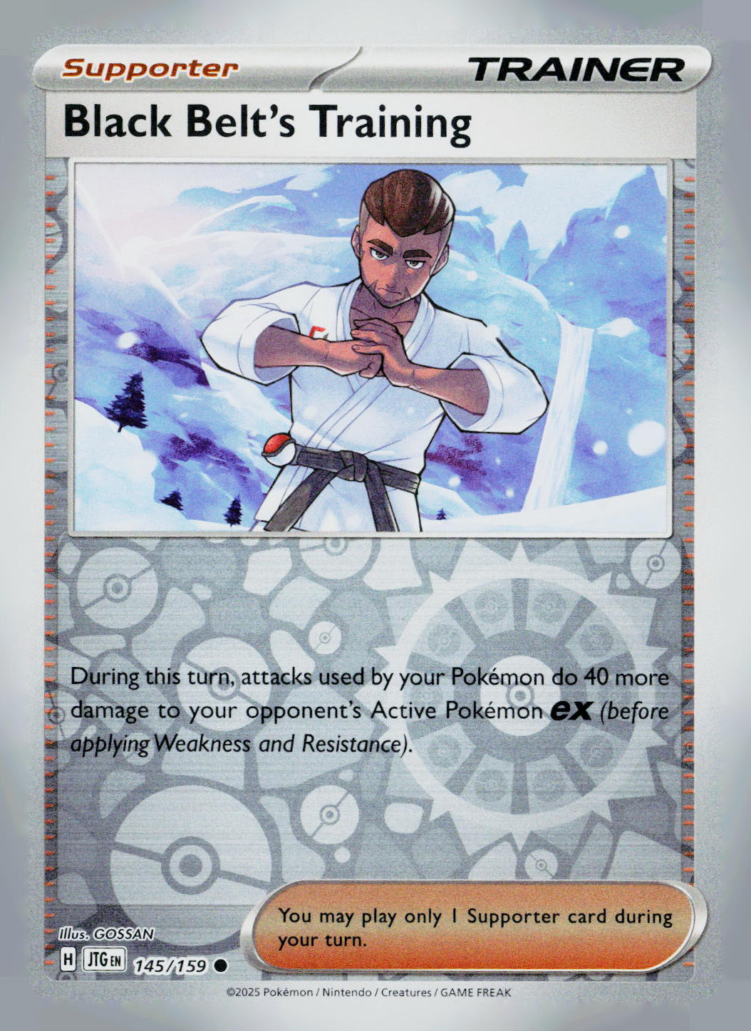 Black Belt's Training JTG Reverse Holo NM