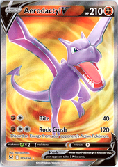 Aerodactyl V (Full Art) Ultra Rare SWSH11: Lost Origin 179/196 NM