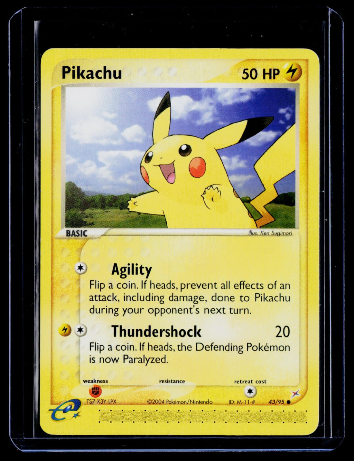 Pikachu EX Team Magma vs Team Aqua 43/95 LP