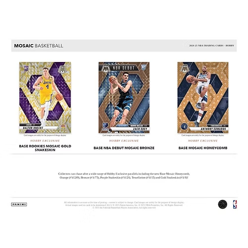 2024-25 NBA Panini Mosaic Basketball Hobby Box