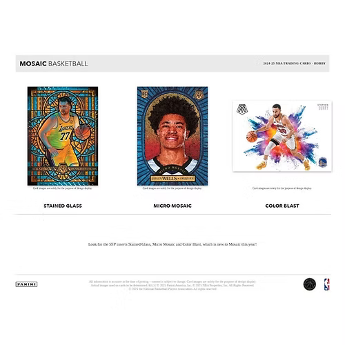 2024-25 NBA Panini Mosaic Basketball Hobby Box