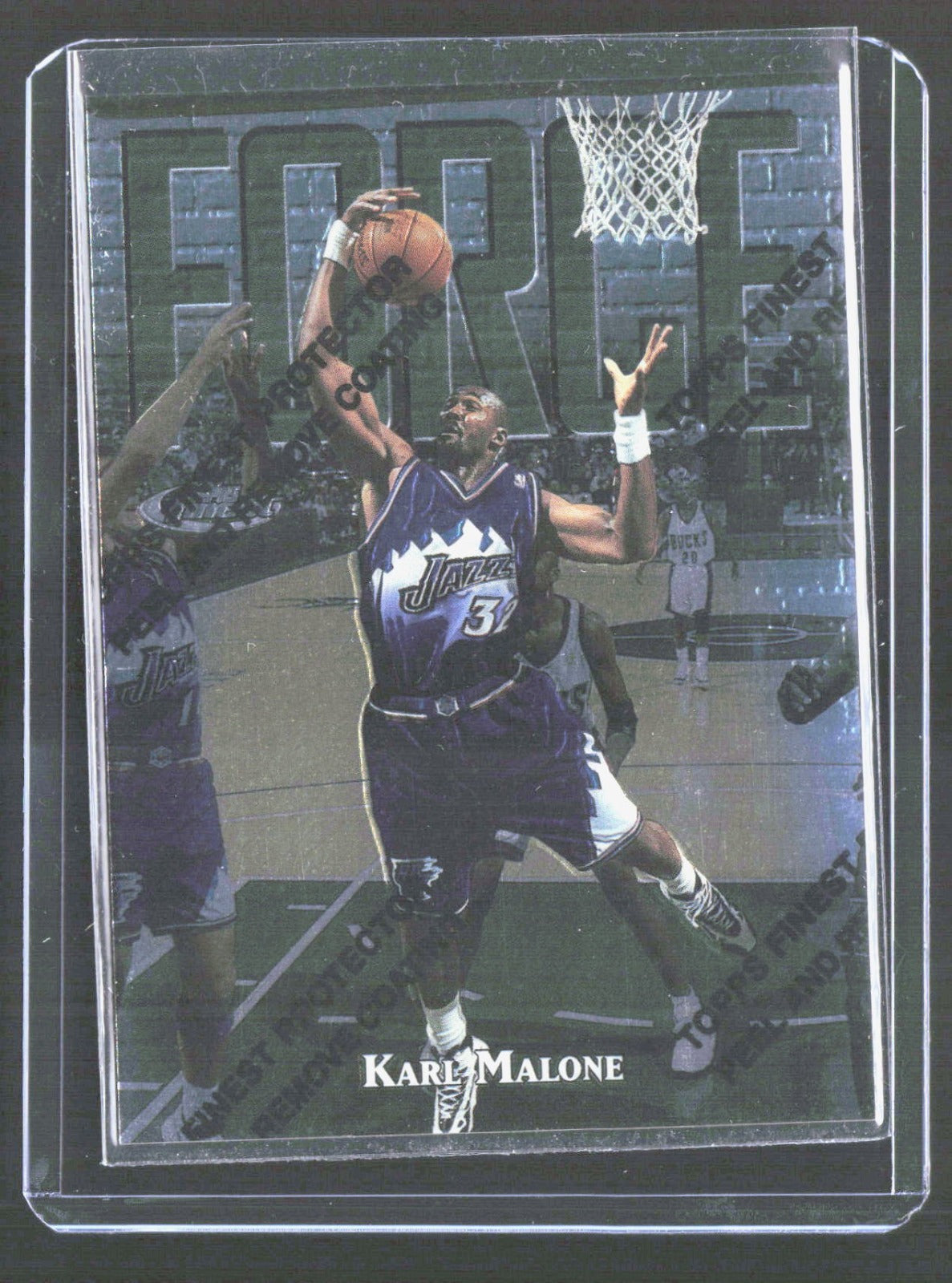 1997-98 Finest Karl Malone 127 Basketball Utah Jazz