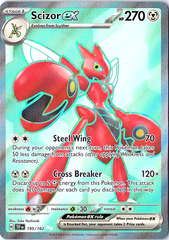 Scizor ex Ultra Rare SV05: Temporal Forces 195/162 NM