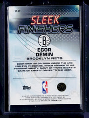 Egor Dëmin Topps Chrome - Sleek Finishers SF-29 NM