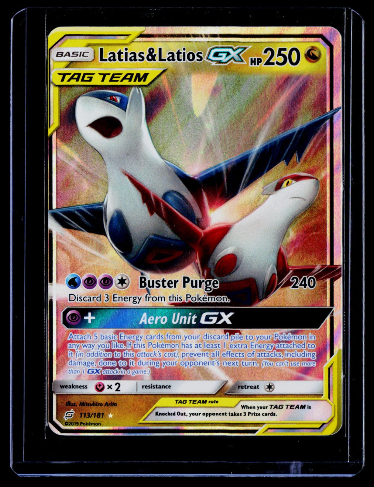 Latias & Latios GX Holo SM - Team Up 113/181 NM