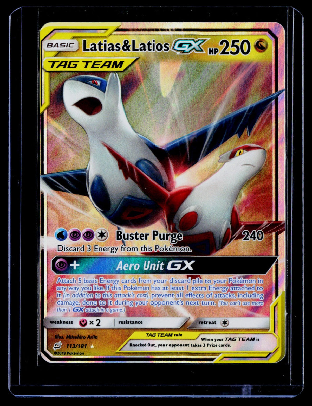 Latias & Latios GX Holo SM - Team Up 113/181 NM