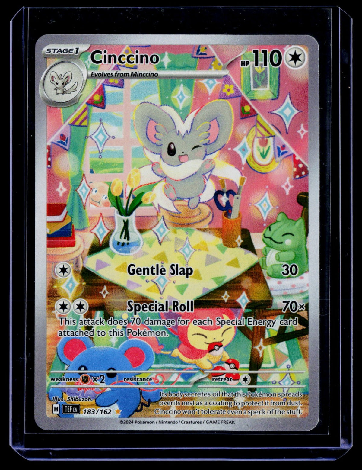 Cinccino 183 TEF Holo NM