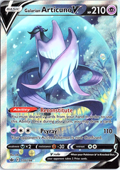 Galarian Articuno V (Alternate Full Art) Ultra Rare Chilling Reign 170/198 NM