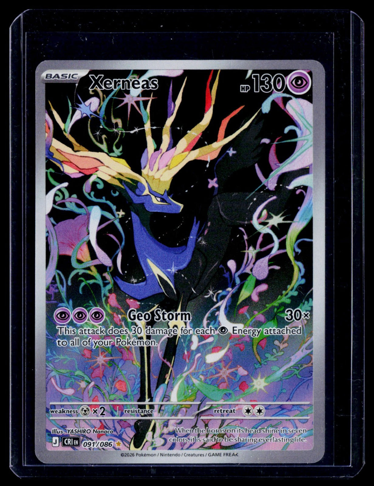 Xerneas Holo ME04: Chaos Rising 091/086 NM