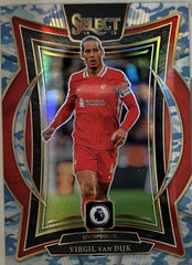Virgil van Dijk Panini Select Premier League - Winter Camo 44 NM