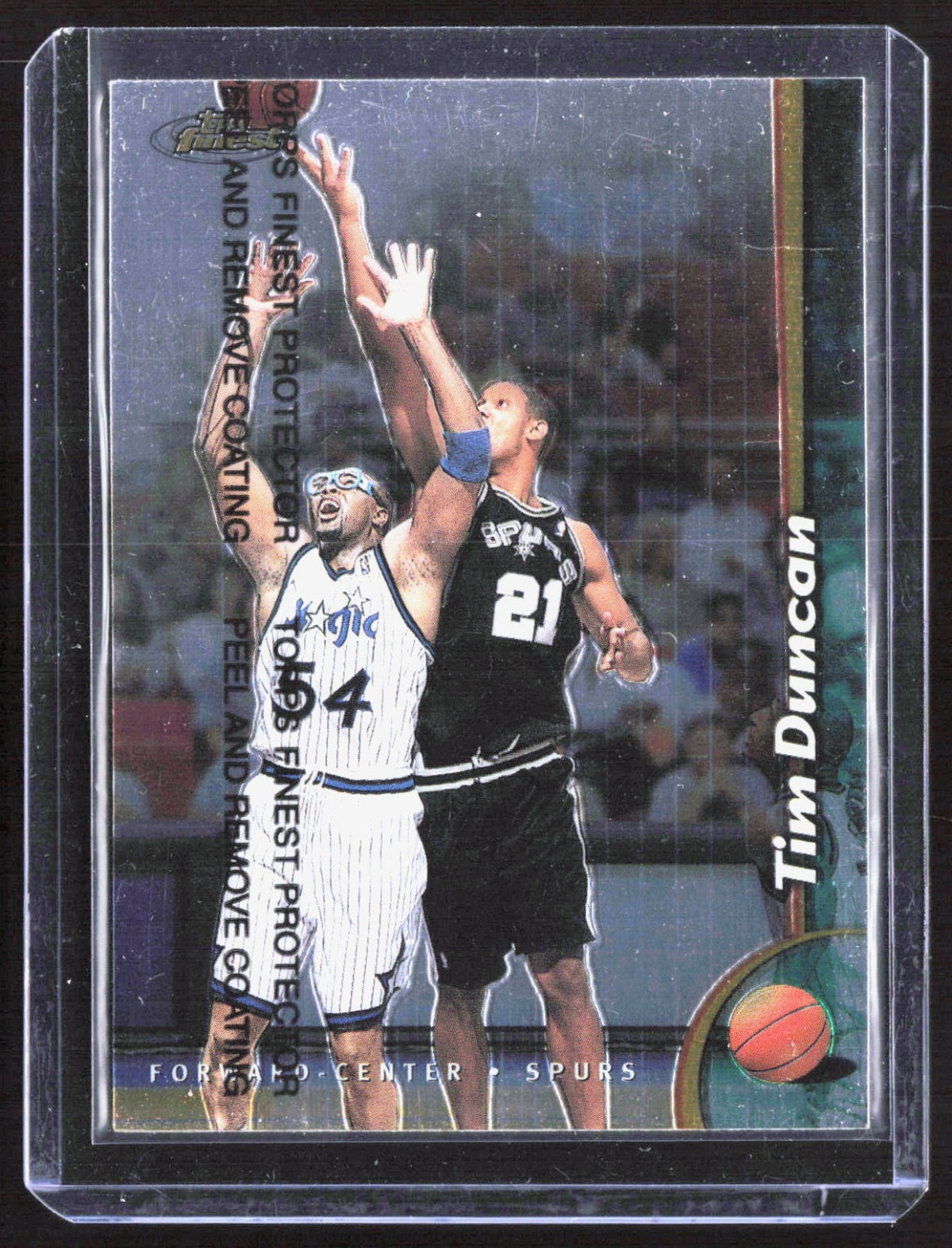 1998-99 Finest Tim Duncan 190 Basketball San Antonio Spurs