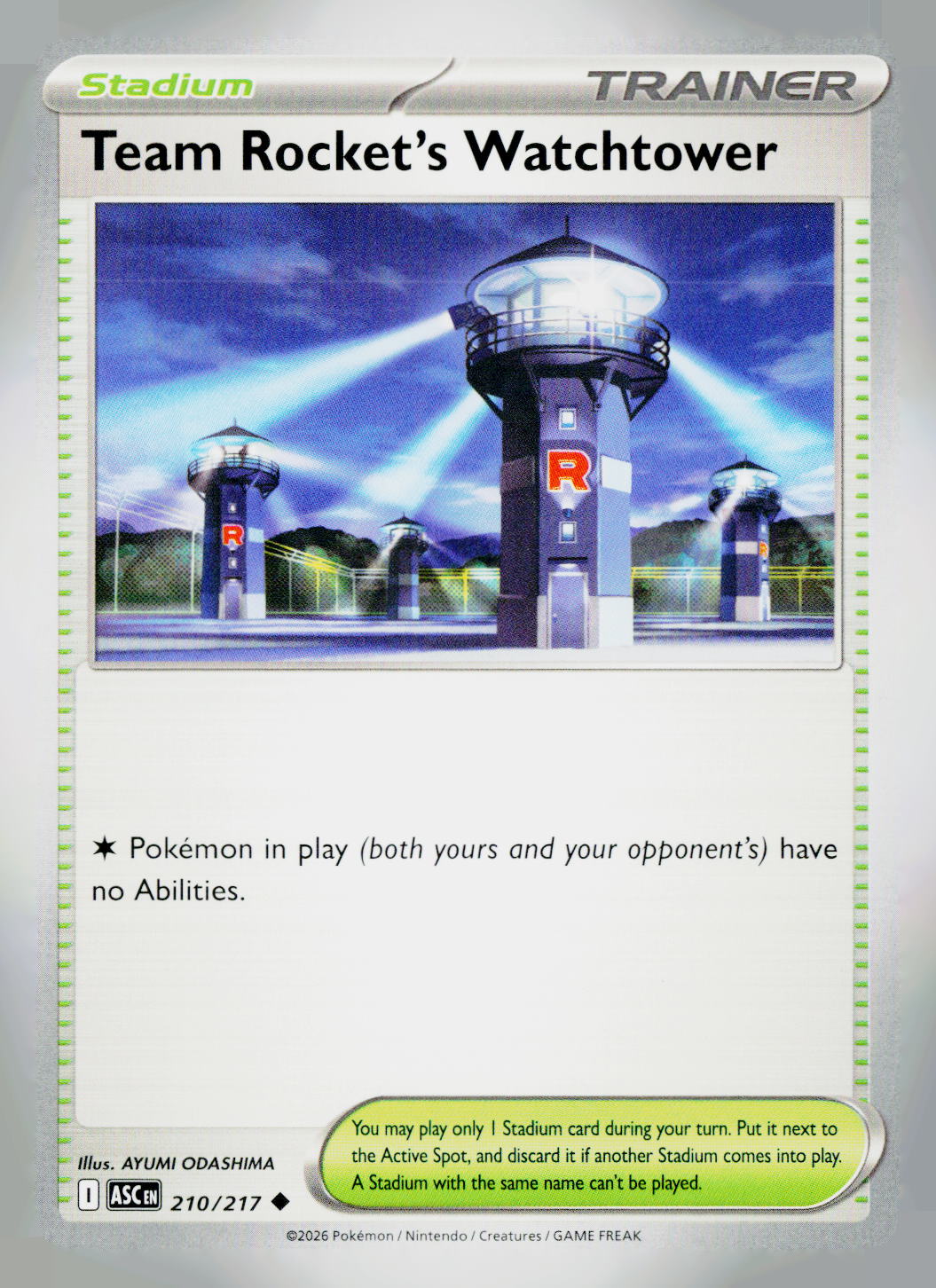 Team Rocket's Watchtower DRI 180/182 NM